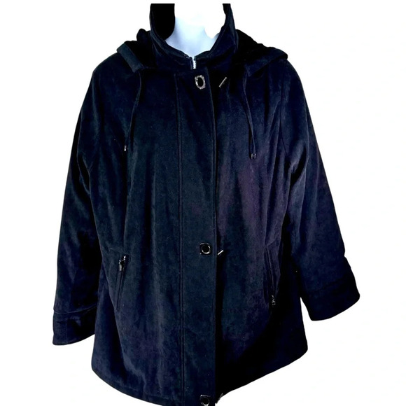 Fleet Street Jackets & Blazers - Fleet Street Women’s Heavy Winter Coat Size 2XL Black